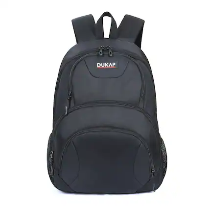 Front. DUKAP - URBAN Executive Backpack for Laptops up to 15.6''-Inches - BLACK.