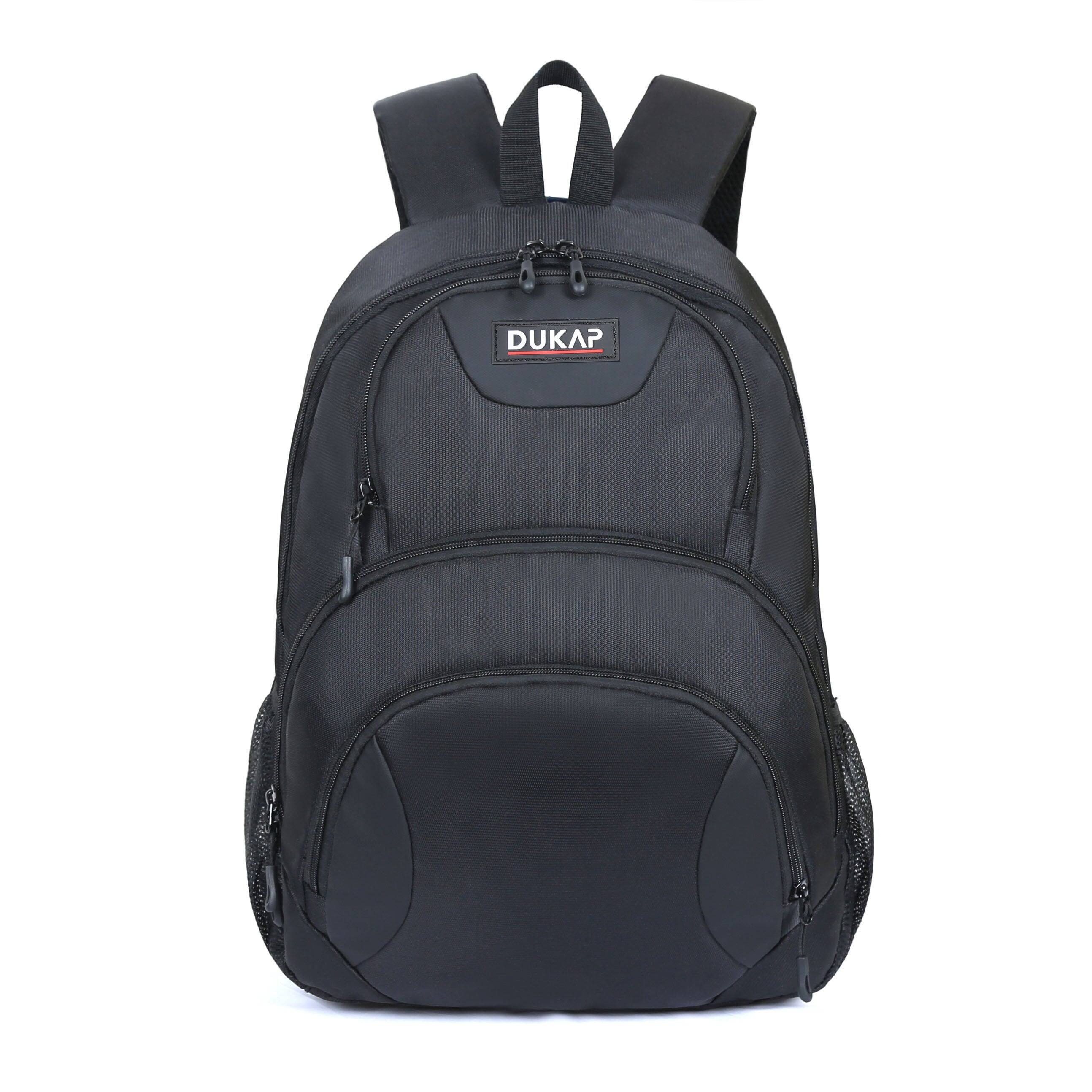 Front. DUKAP - URBAN Executive Backpack for Laptops up to 15.6''-Inches - BLACK.