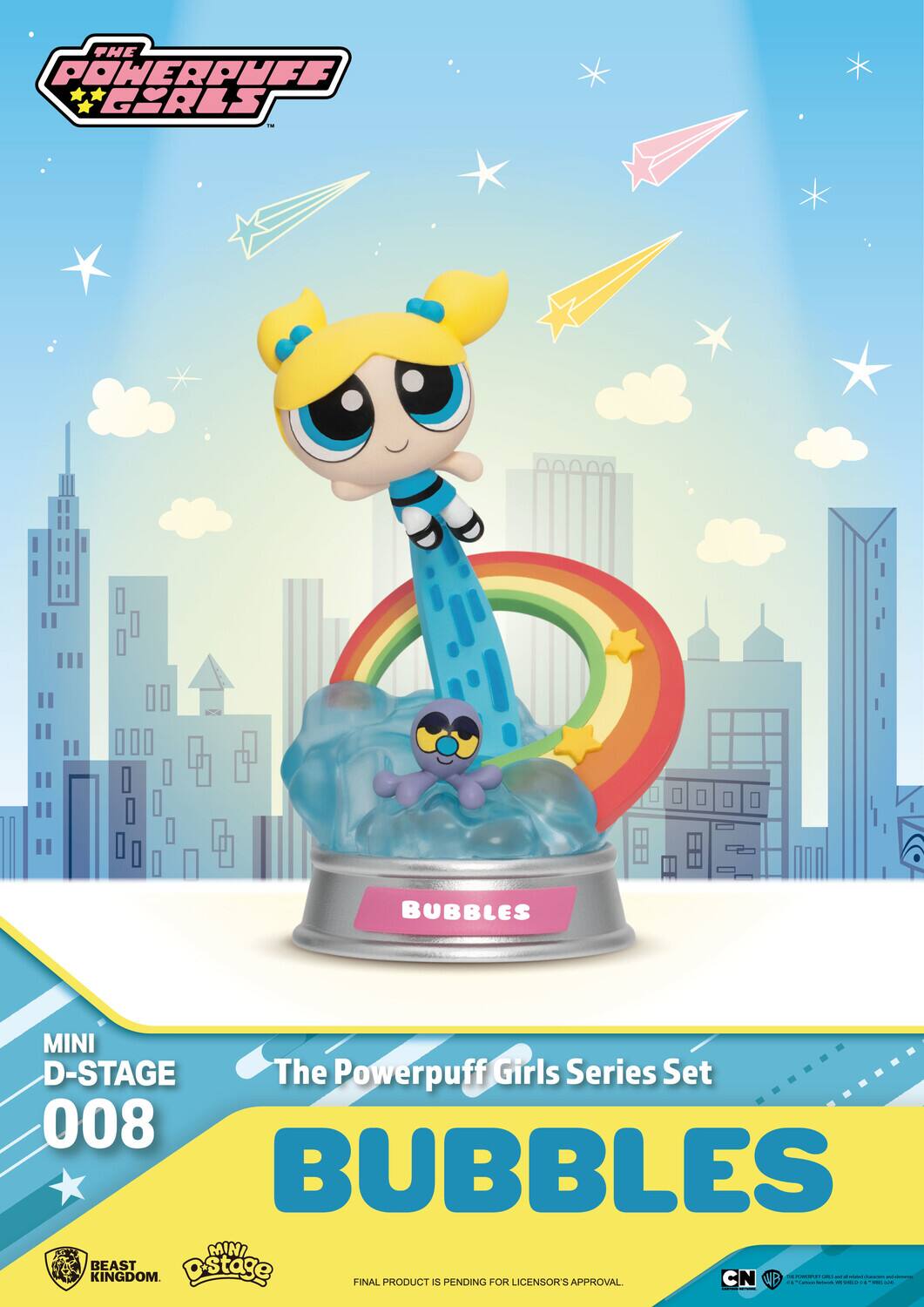 The Powerpuff Girls Series Set - Bubbles Mini D-Stage 008. Final product is pending for licensor's approval.