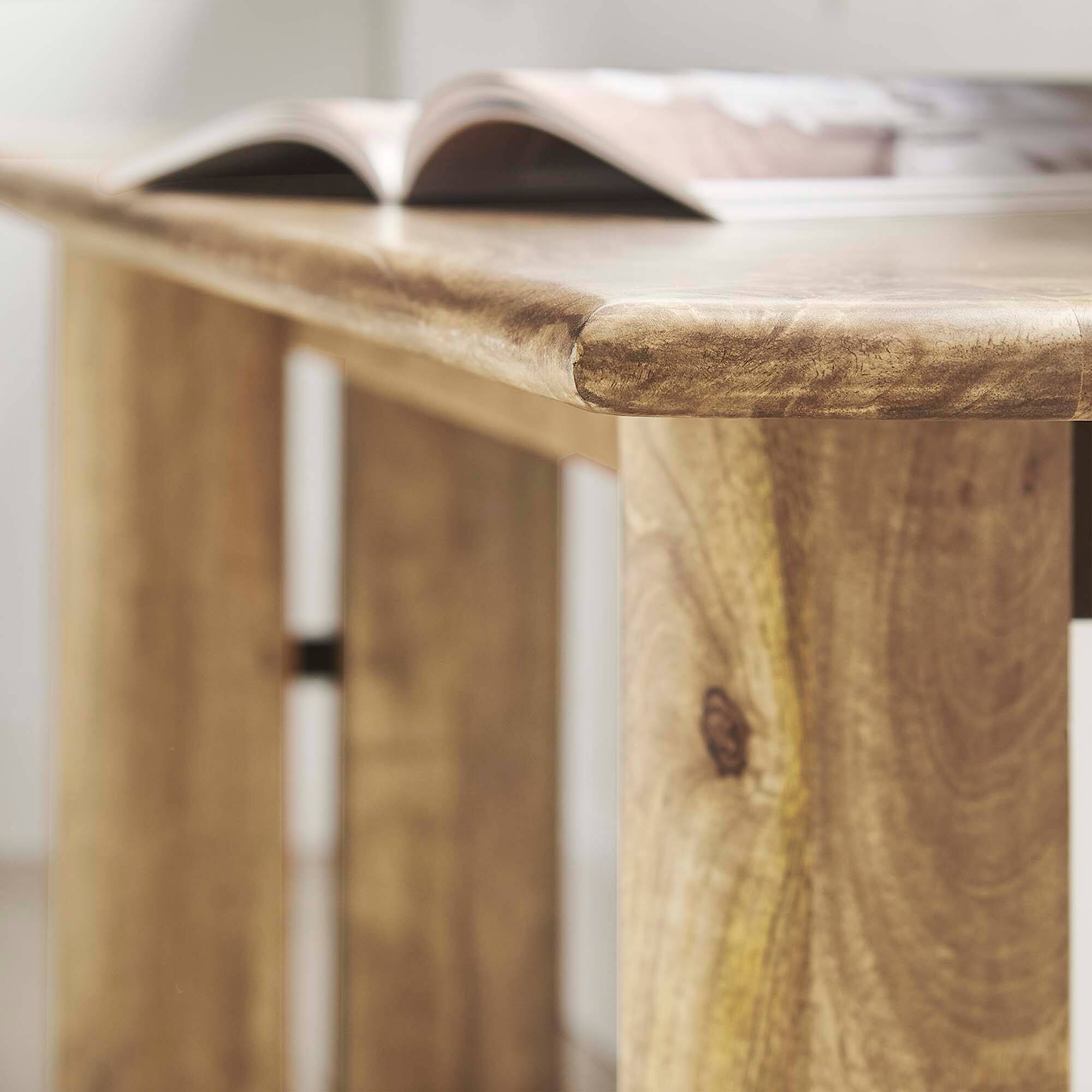 Alt View 6. Modway - Amistad 72" Wood Bench by Modway - Brown.