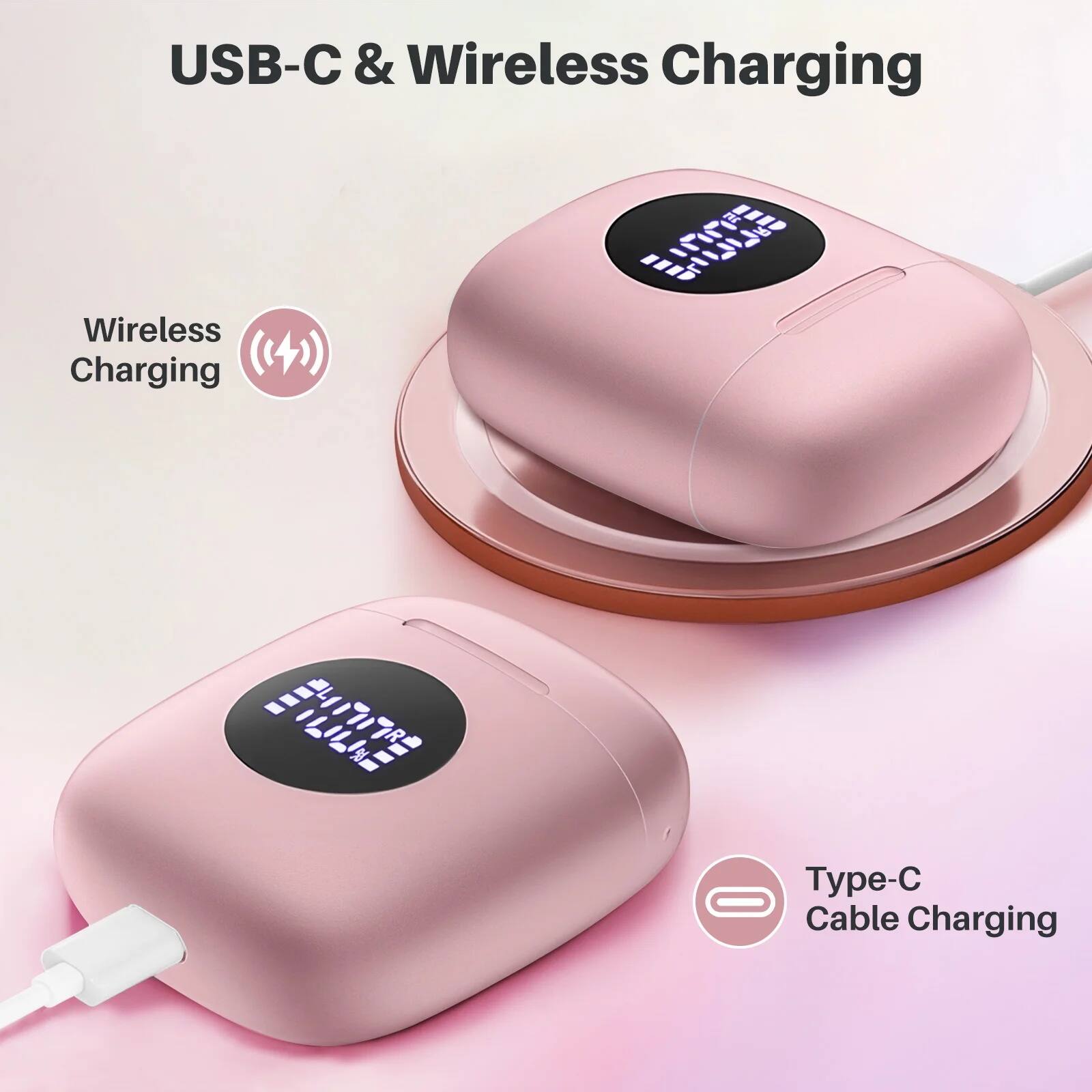 USB-C & Wireless Charging

Wireless Charging

Type-C Cable Charging