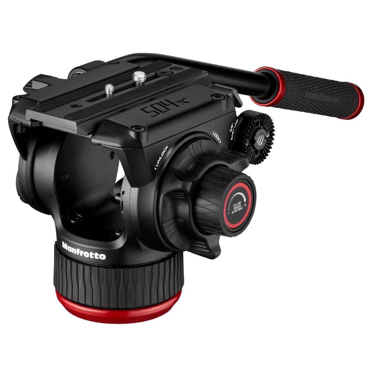 Manfrotto  
504x UNLOCK  
LOCK  
EASYLINK  
FLUID DRAG SYSTEM