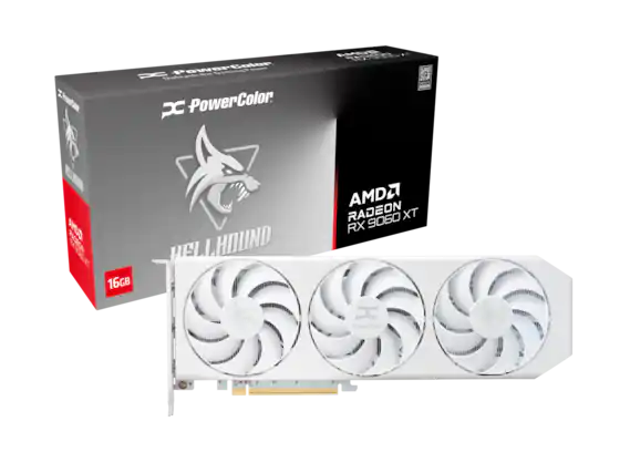 PowerColor
AMD Radeon RX 9060 XT
Hellhound
16GB
PowerColor