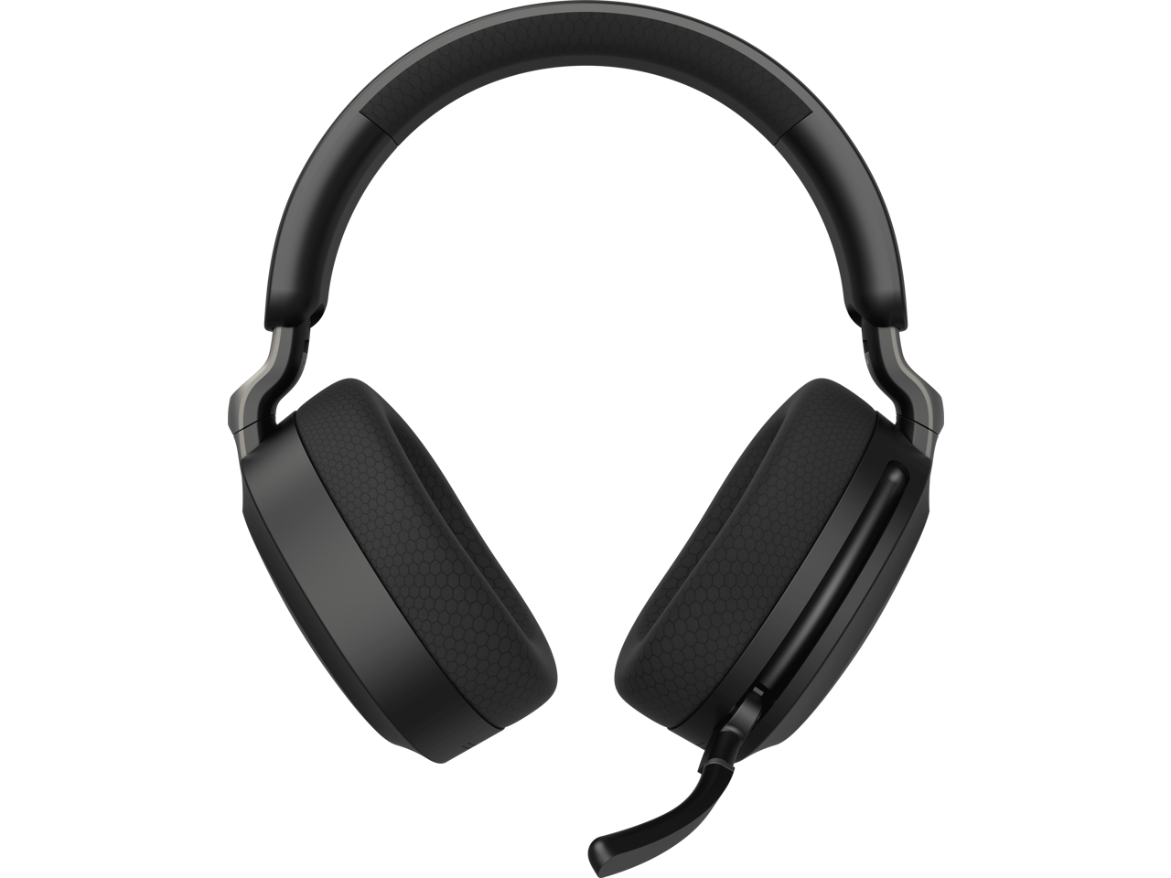 Alt View 2. MSI - MSI MAESTRO 500 W BLACK Wireless Bluetooth Over-the-Ear Headphones with 3.5mm Wired Option - Black - Black.