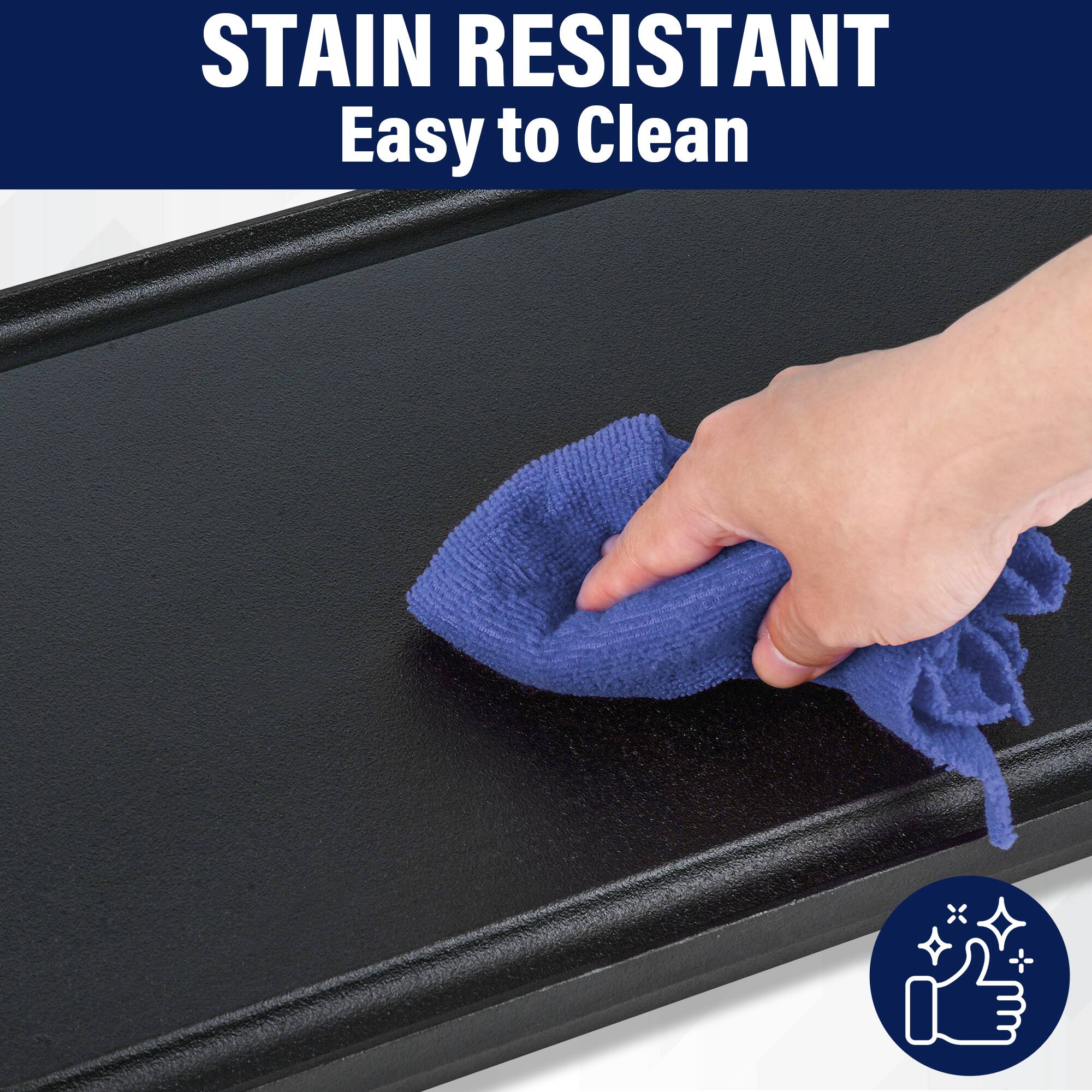 STAIN RESISTANT
Easy to Clean