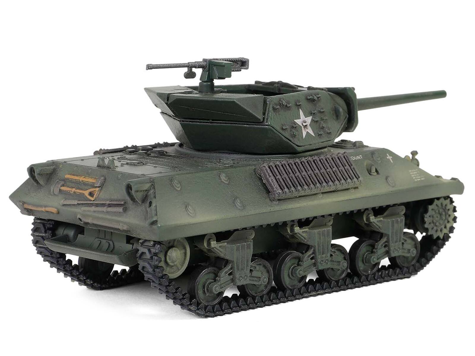 Alt View 2. Forces Of Valor - U.S. Army M10 GMC Tank "Normandy, France" (1944) US Army "Mini AFV" 1/64 Diecast Model by Forces of Valor.