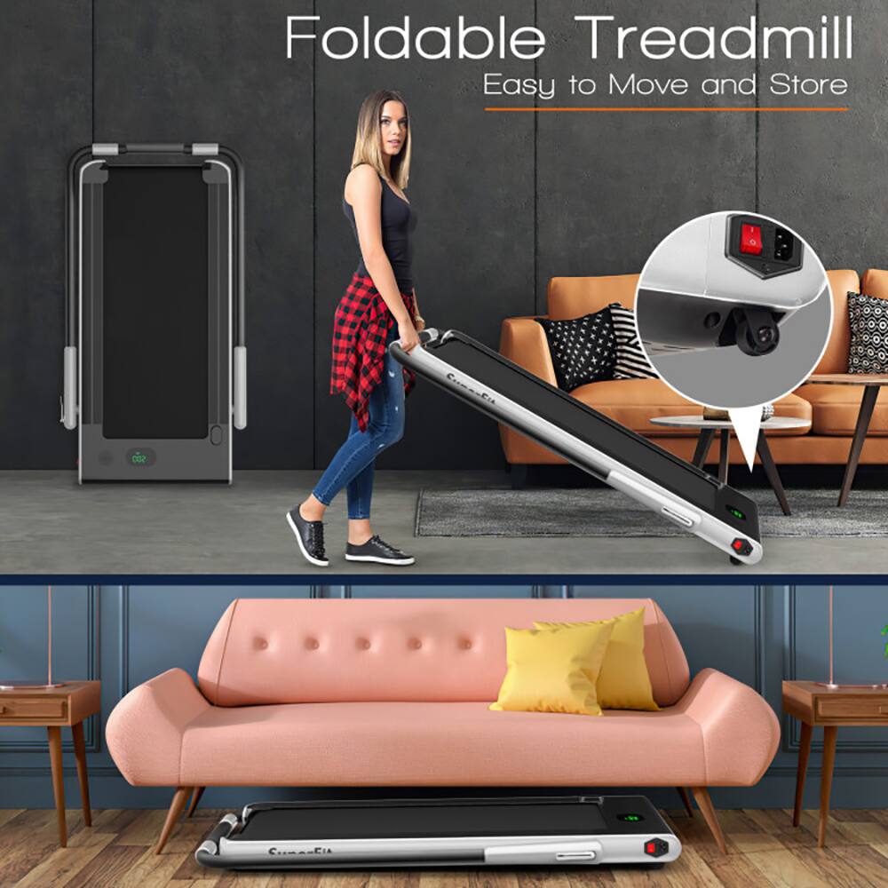 Foldable Treadmill  
Easy to Move and Store