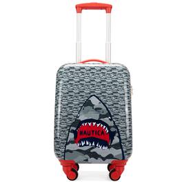 Nautica - 18" Airline Approved Carry-on Suitcase - Shark Attack