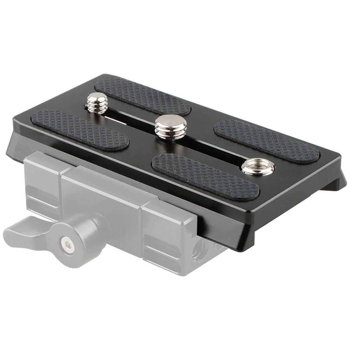 Alt View 3. CAMVATE - CAMVATE Manfrotto Slide-In Camera Quick Release Plate with 1/4" & 3/8" Threads.