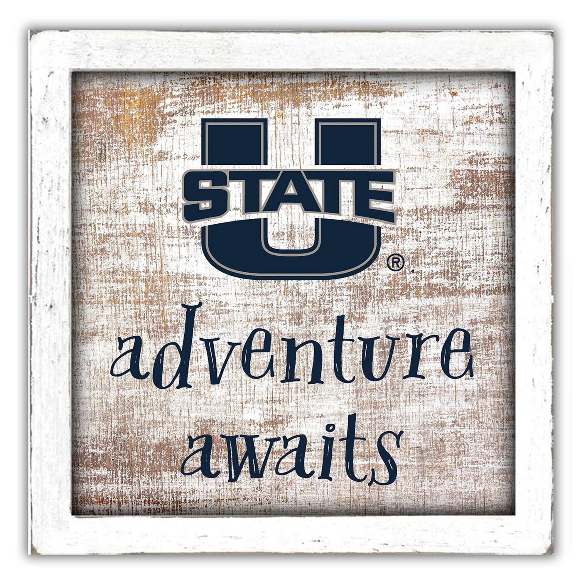 Utah State Aggies 14'' x 13'' Adventure Awaits Money Box