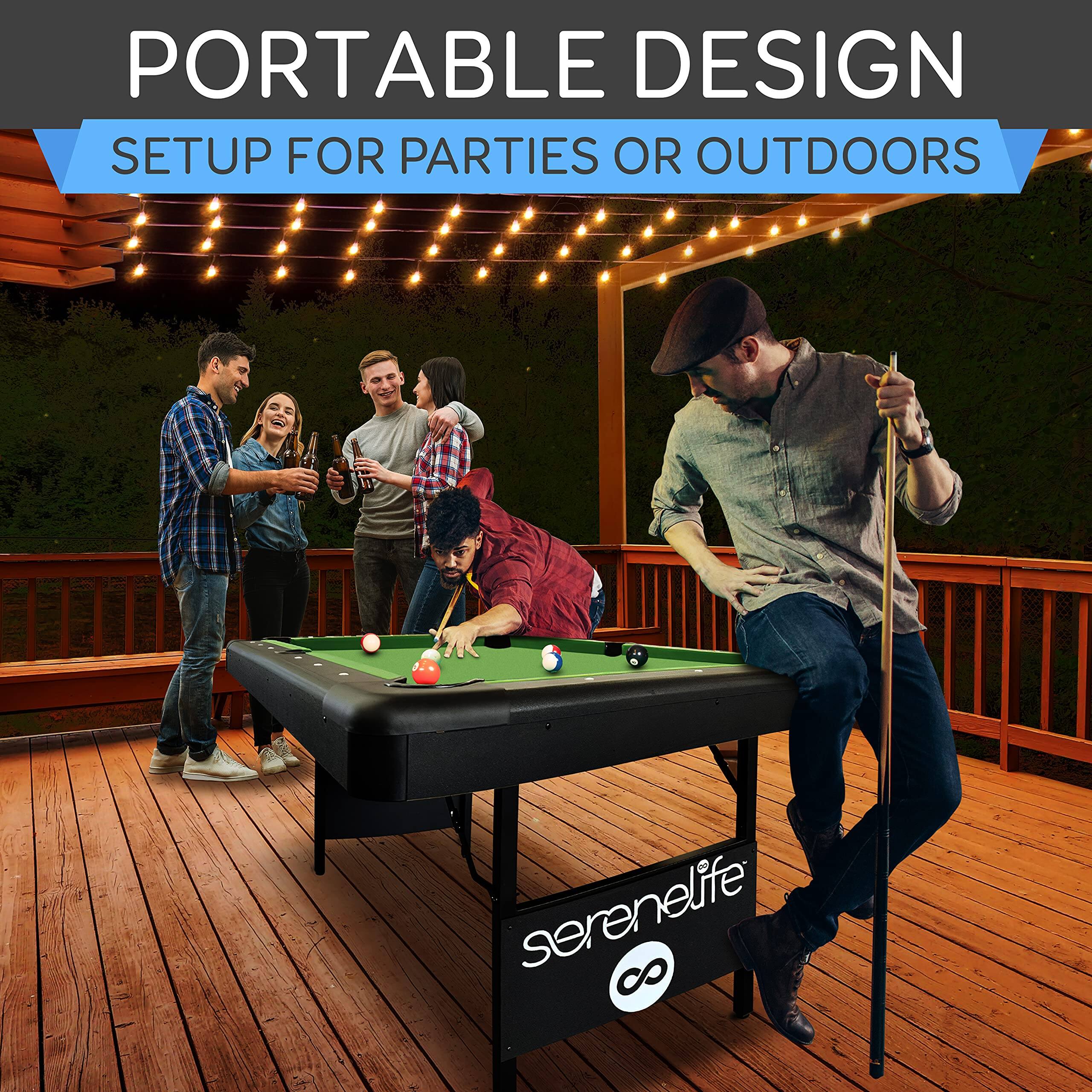 PORTABLE DESIGN  
SETUP FOR PARTIES OR OUTDOORS