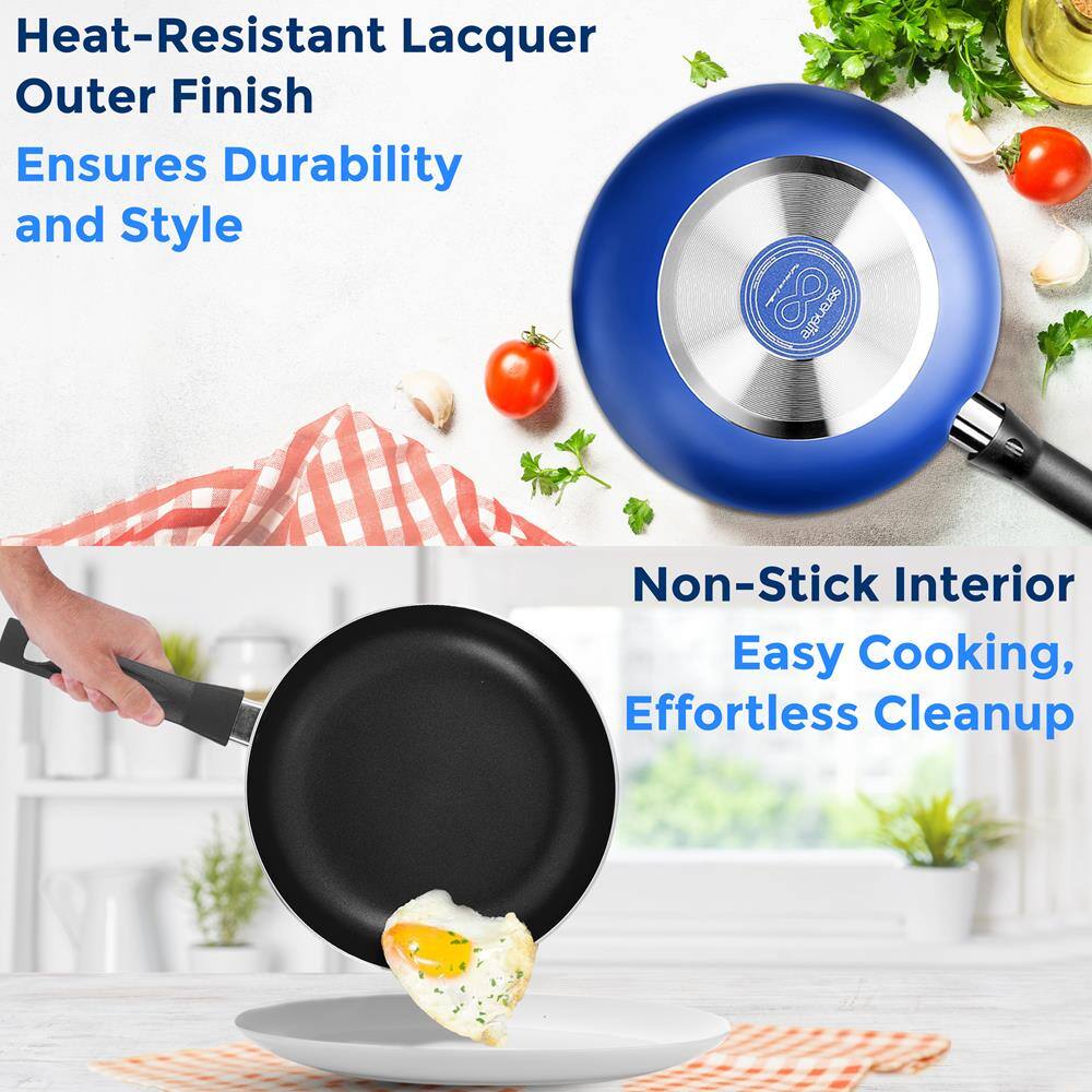 Heat-Resistant Lacquer Outer Finish  
Ensures Durability and Style  

Non-Stick Interior  
Easy Cooking, Effortless Cleanup