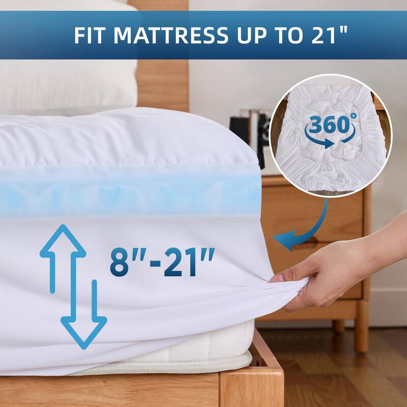 FIT MATTRESS UP TO 21"

360°

8"-21"