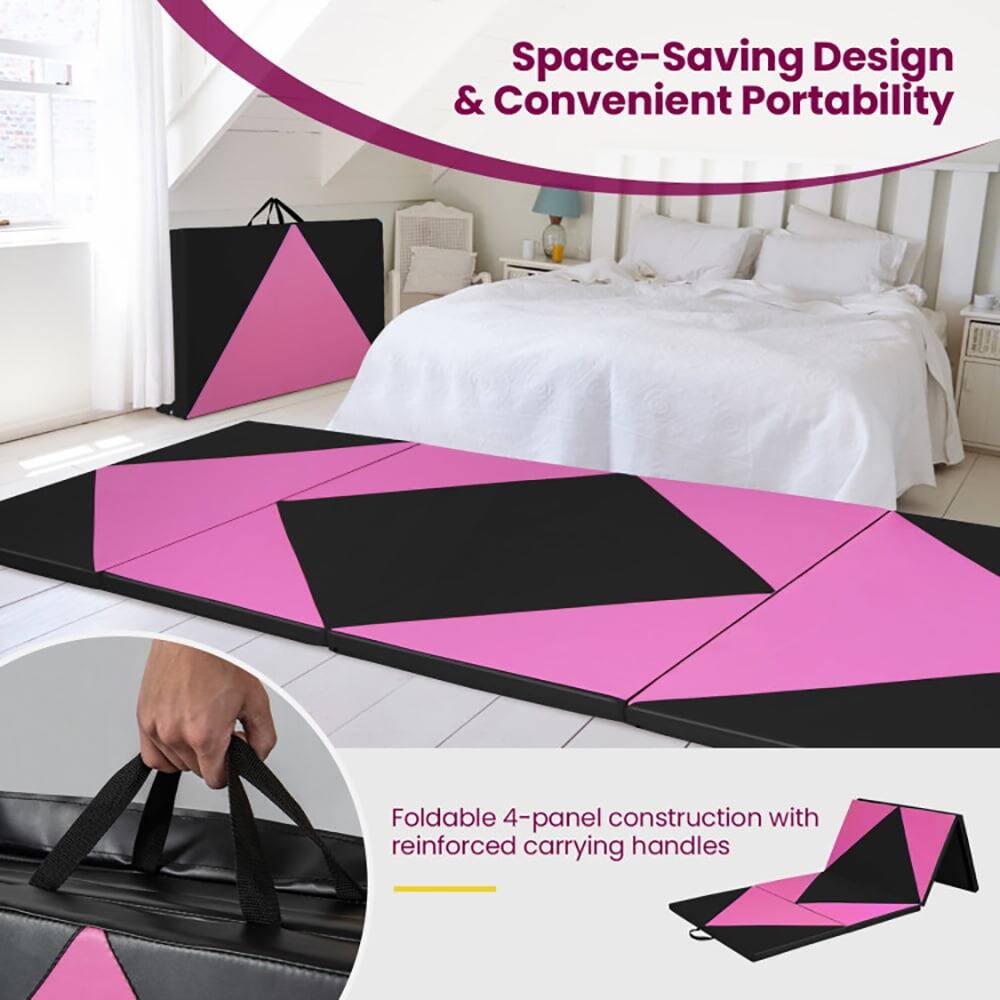 Space-Saving Design & Convenient Portability

Foldable 4-panel construction with reinforced carrying handles