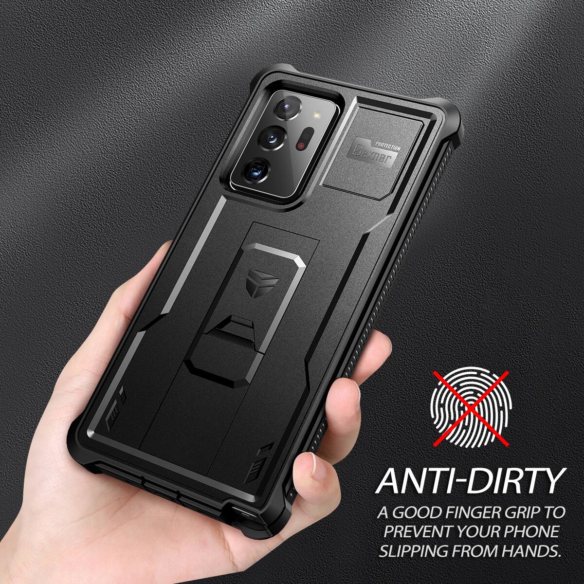 PESTEETION Deznar X ANTI-DIRTY A GOOD FINGER GRIP TO PREVENT YOUR PHONE SLIPPING FROM HANDS.