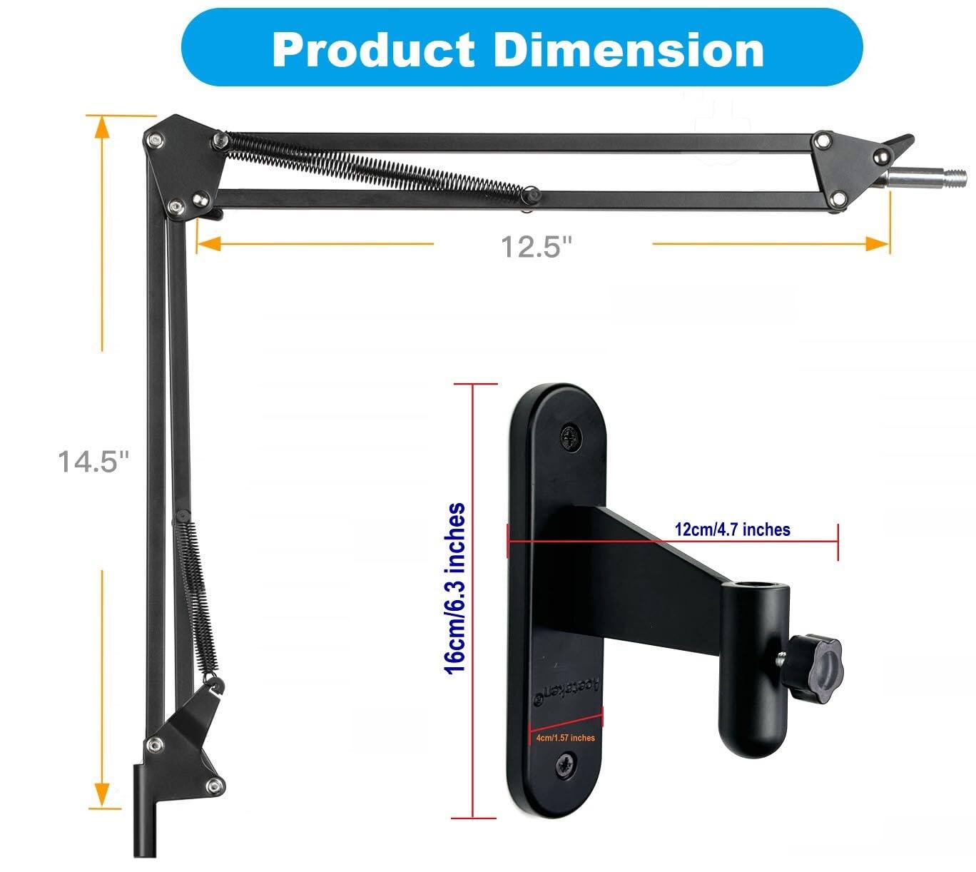 Product Dimension

- 12.5"
- 14.5"
- 16cm/6.3 inches
- 12cm/4.7 inches
- 4cm/1.57 inches