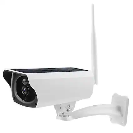 Front. Tiramisubest - 1080P Solar Powered WiFi IP Camera Two-Way Intercom Security Surveillance Camera.