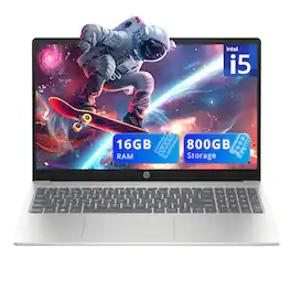 HP - 15.6" FHD IPS Laptop,Intel i5-1235U,16GB RAM,512GB SSD+288GB Docking Station,Win 11 - Silver