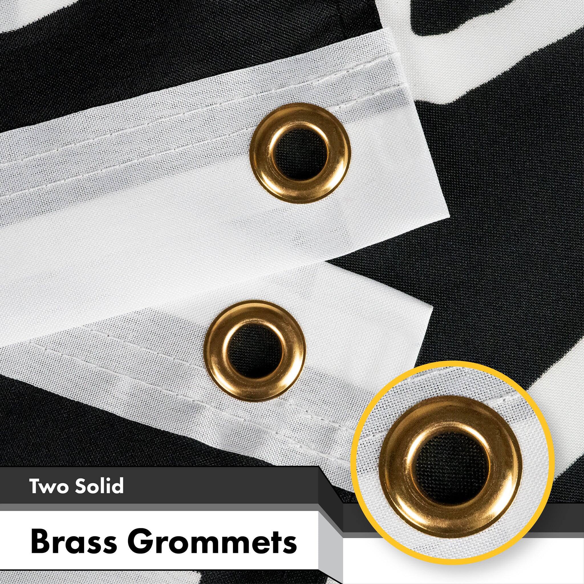 Two Solid Brass Grommets