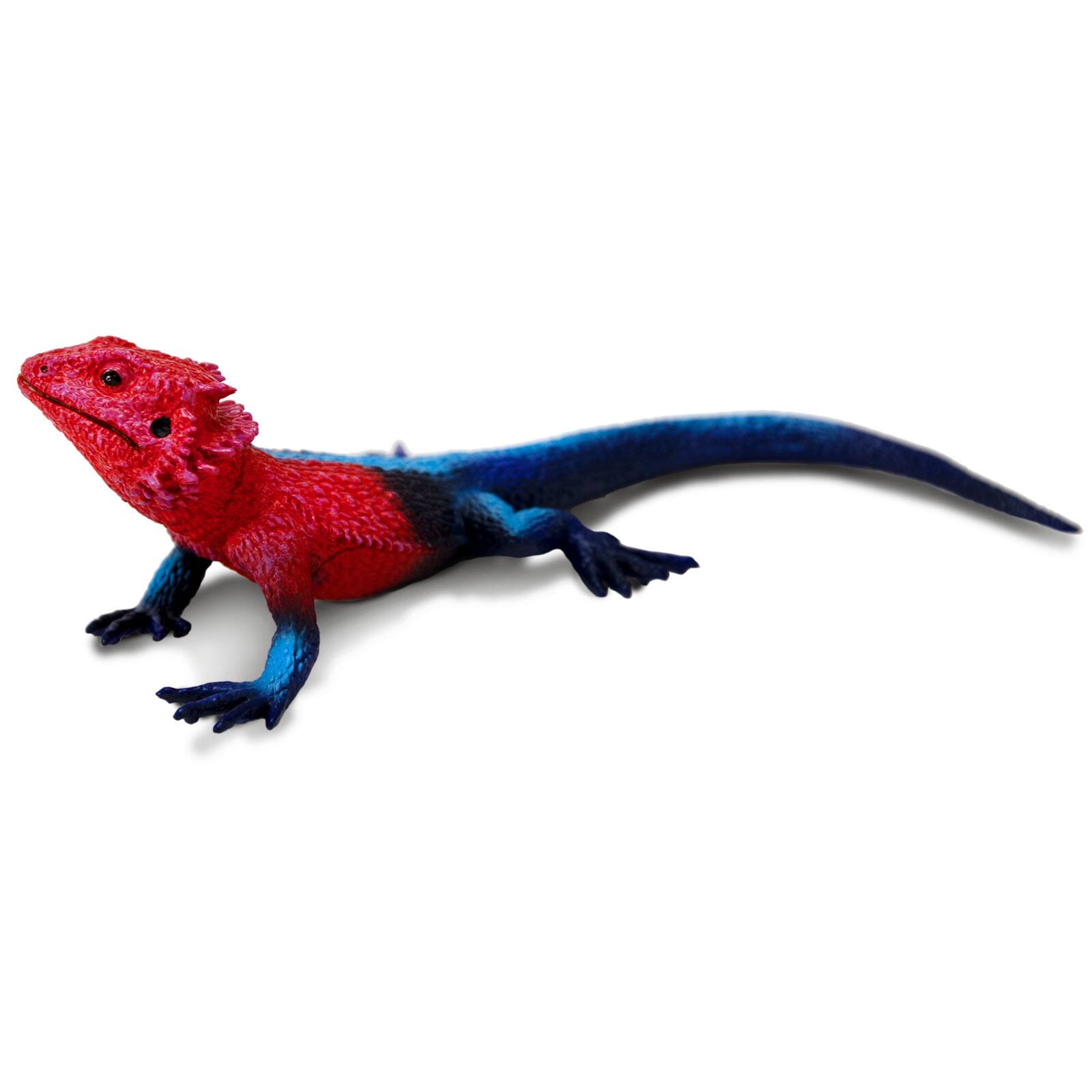 Angle. Safari Ltd. - Mwanza Flat-Headed Rock Agama Toy Figurine.
