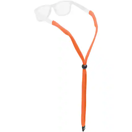 Front. Chums - Chums Original Cotton Large End Eyewear Retainer - Orange - Orange.