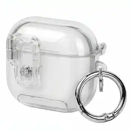 Vena - For Airpods 4 Case Cover TPU with Lock Compatible with Apple AirPods Case 4th Generation AirPods Gen 4 Case - Clear