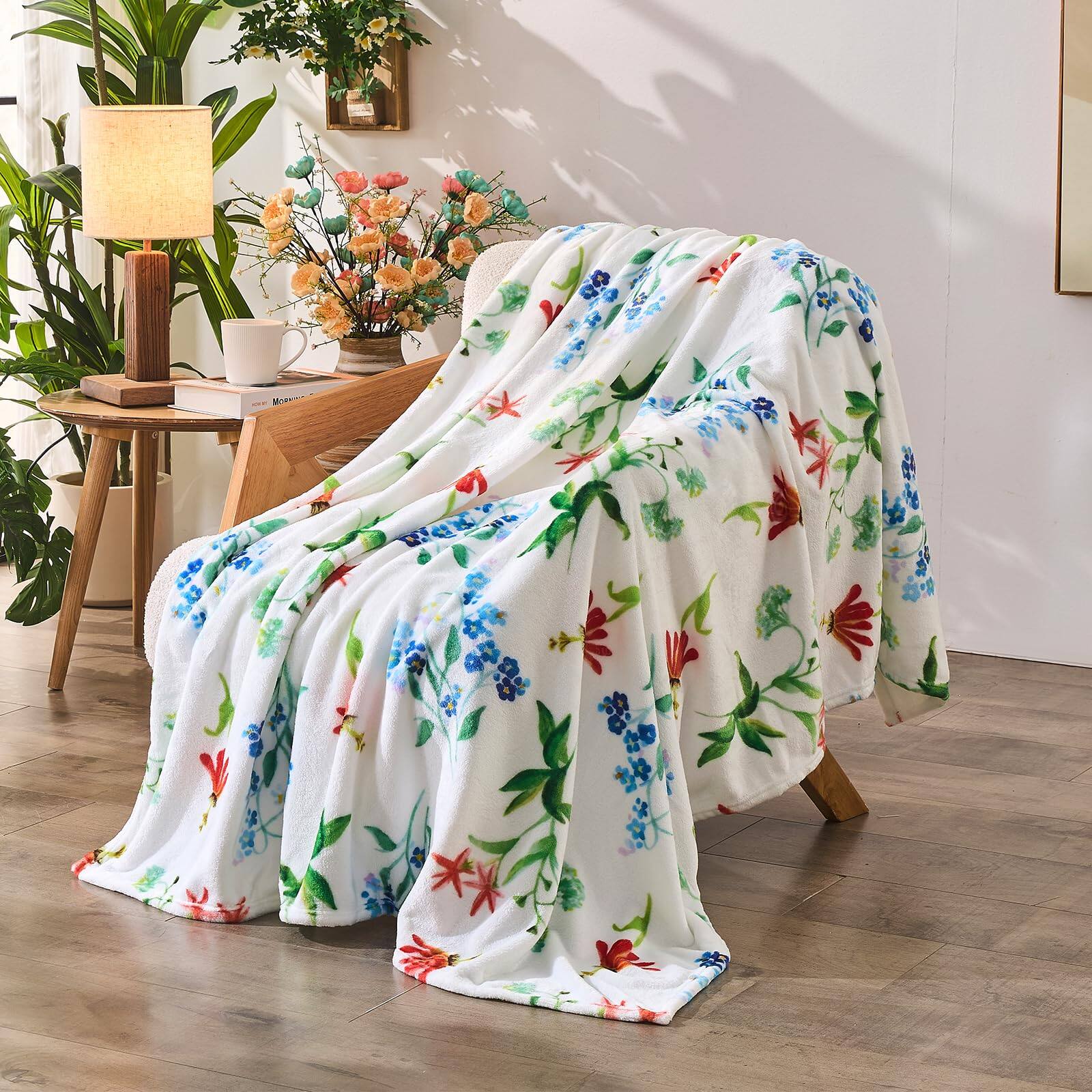 Red Blue Flower-50x60