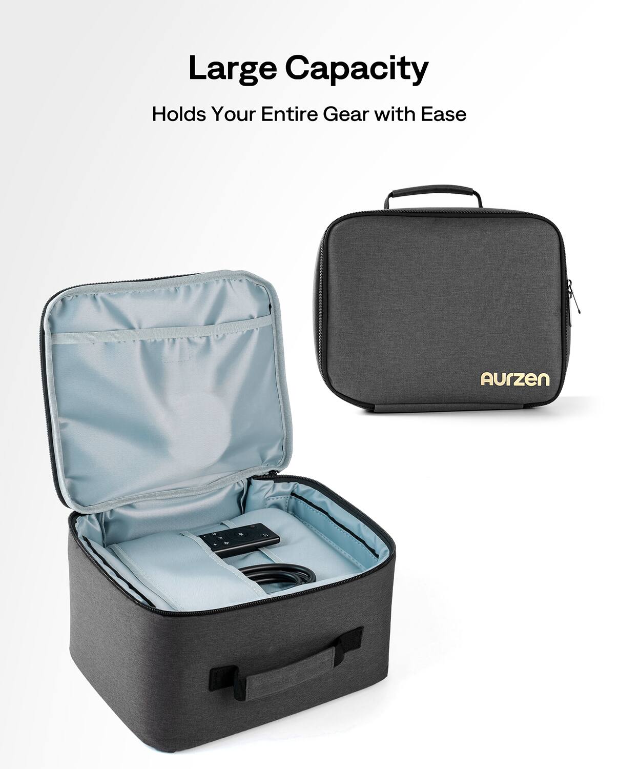 Large Capacity  
Holds Your Entire Gear with Ease