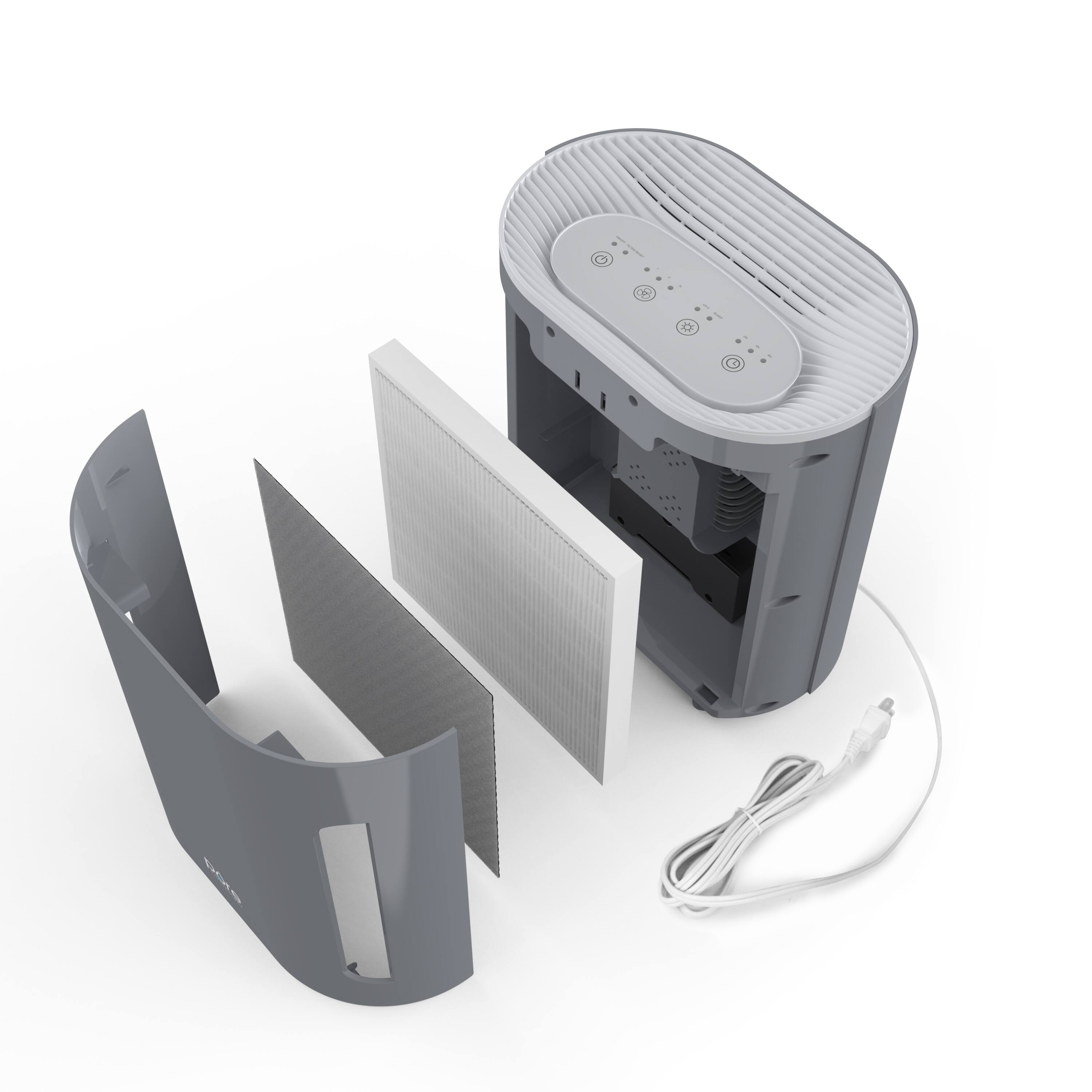 Alt View 12. Pure Enrichment - PureZone True HEPA Air Purifier - Mist.