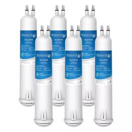 Waterdrop - WD-6008-6 Refrigerator Water Filter 6-Pack - White