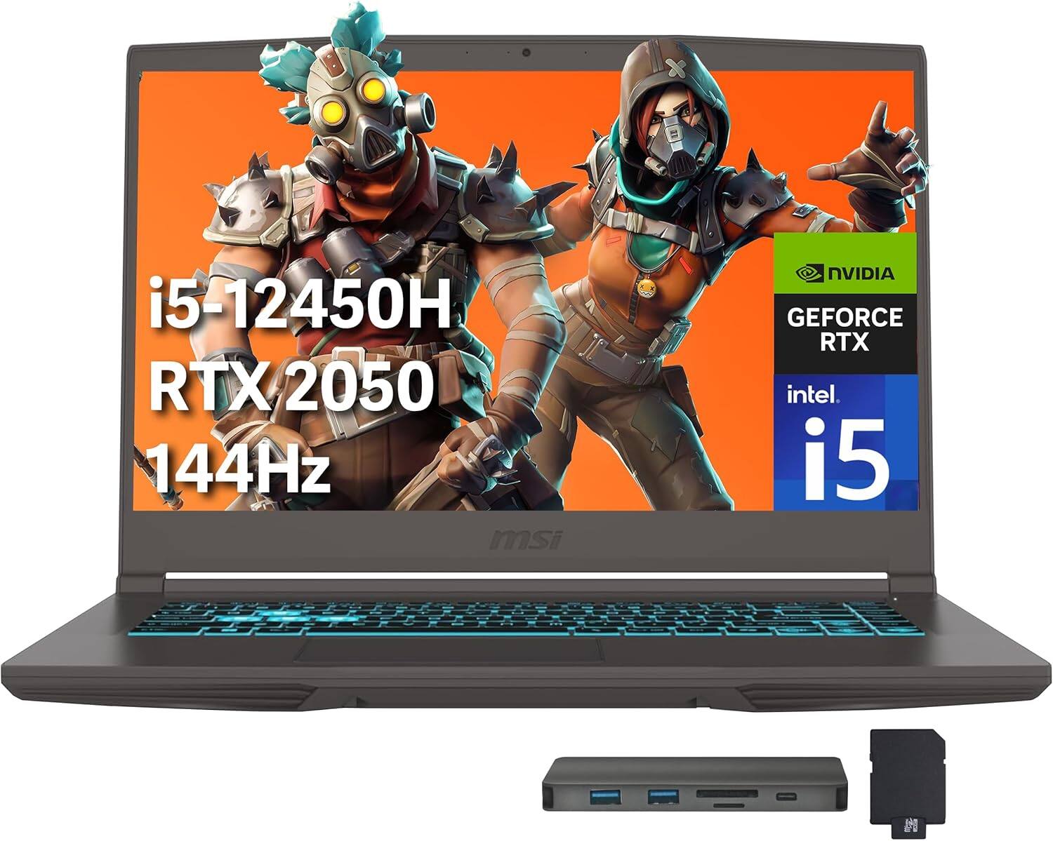 i5-12450H RTX 2050 144Hz mSi NVIDIA GEFORCE RTX intel. i5
