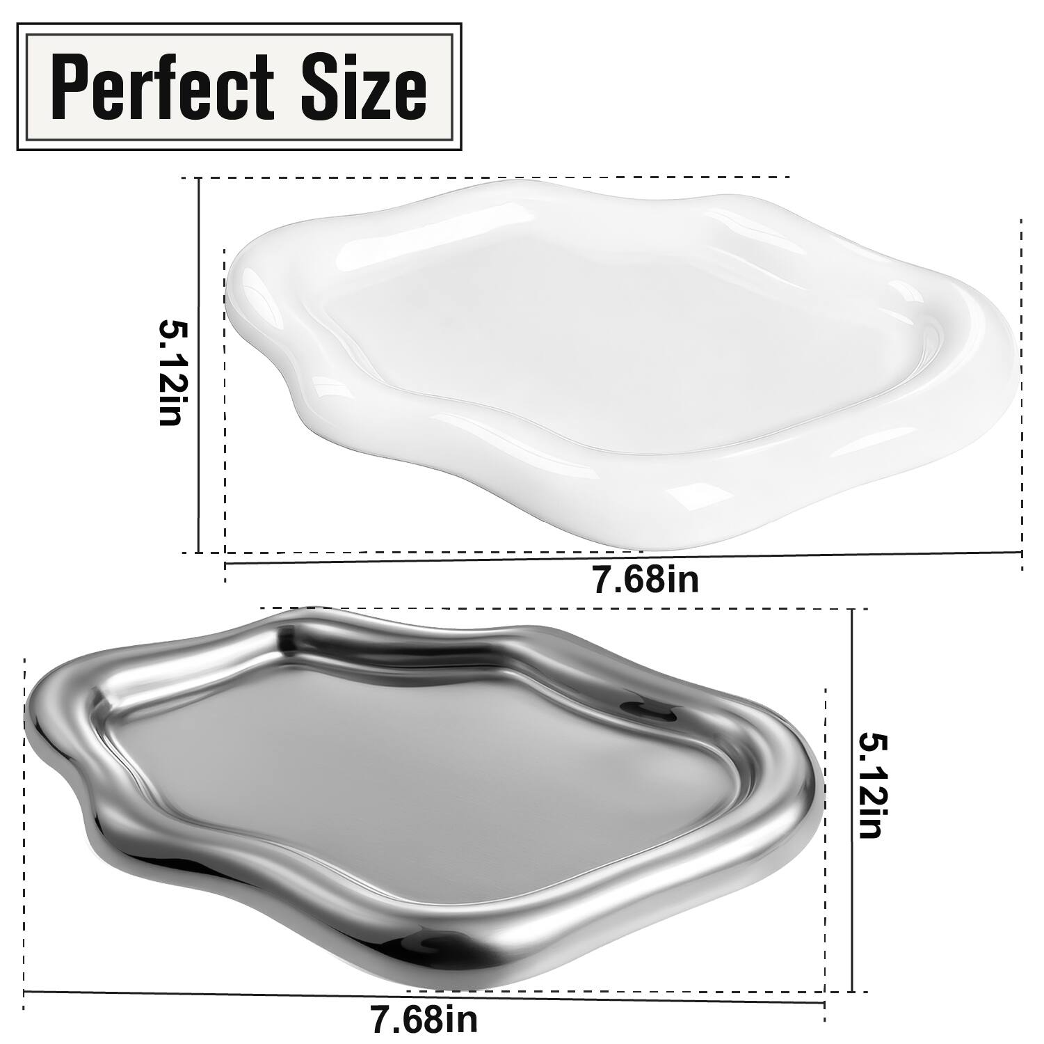 Perfect Size  
5.12in x 7.68in