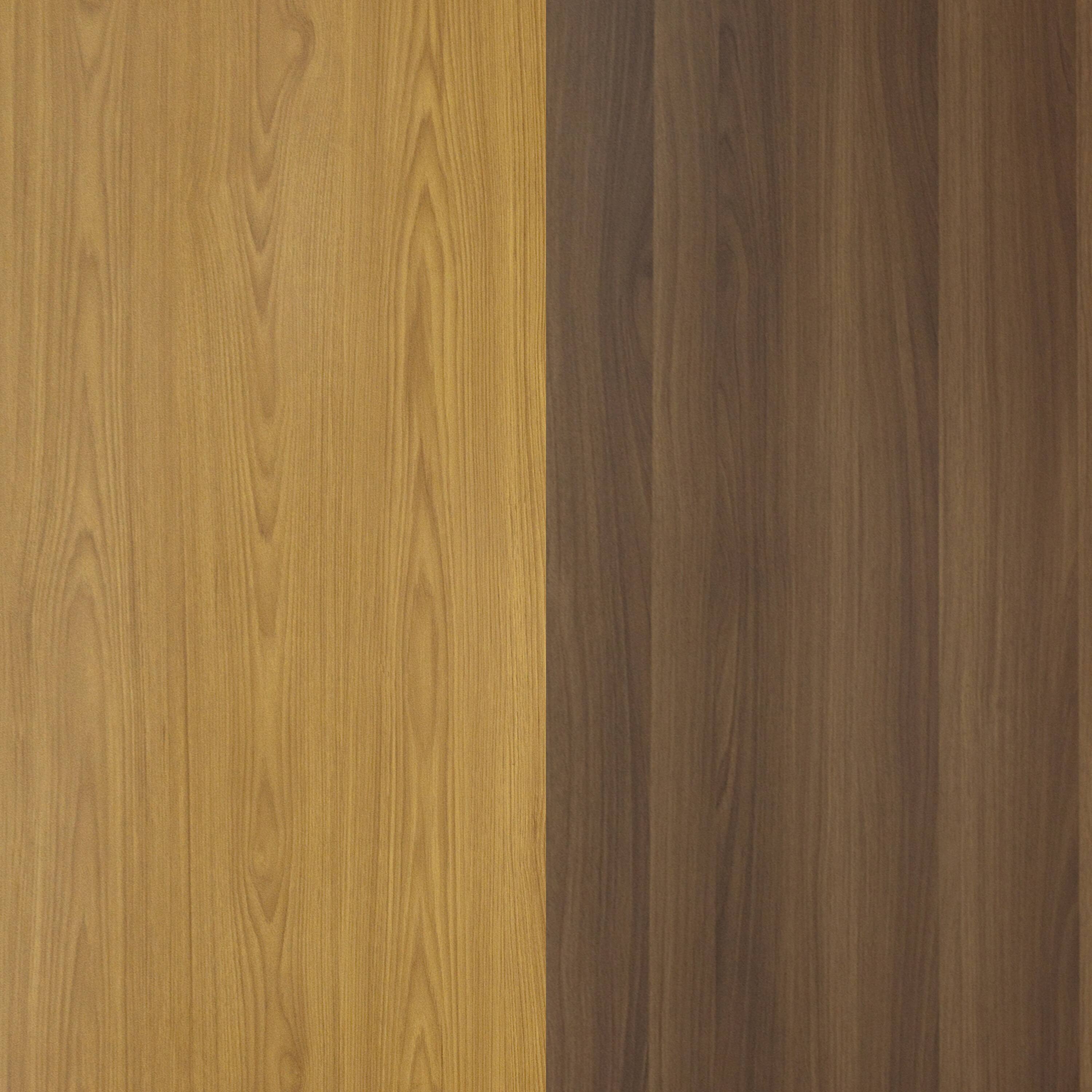 Alt View 3. Emma + Oliver - 30"x48" Rectangular Table Top with Reversible Laminate Top - Natural/Walnut.