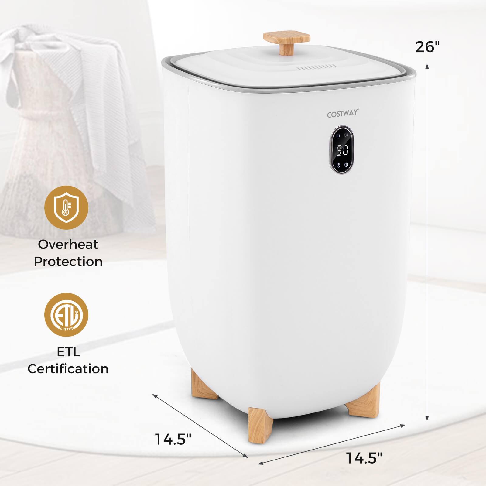 26" COSTWAY  
Overheat Protection  
ETL Certification  
14.5" x 14.5"