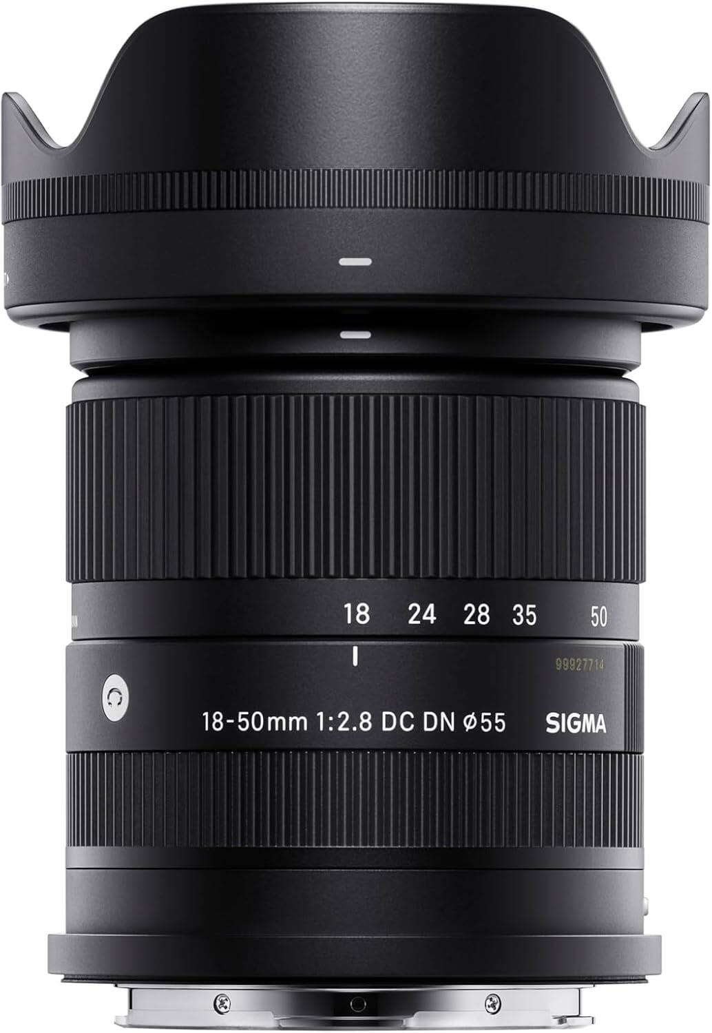 18 24 28 35 50  
99927714  
18-50mm 1:2.8 DC DN φ55  
SIGMA