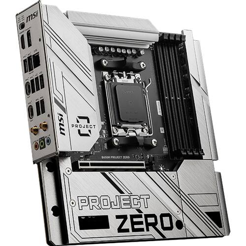 MSI B650M Project Zero AM5 Micro ATX Motherboard B650MPZERO - Best Buy