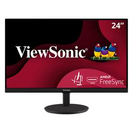 ViewSonic - Refurbished Excellent - VA Ergonomic Monitor VA2447-MHJ 24 1080p with HDMI and VGA (CR) - Black