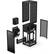 Alt View 15. NZXT - H1 SFF Mini ITX Mini Tower Case with PSU, AIO, Fan Controller and PCIE Extender - Black.