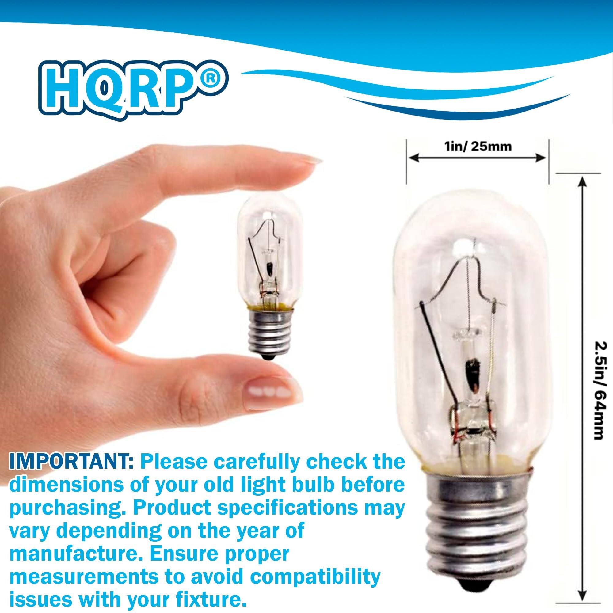 HQRP

IMPORTANT: Please carefully check the dimensions of your old light bulb before purchasing. Product specifications may vary depending on the year of manufacture. Ensure proper measurements to avoid compatibility issues with your fixture.

1in/ 25mm

2.5in/ 64mm