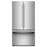 KitchenAid - 36 in. Wide 24 cu. ft. French Door Counter-Depth Refrigerator with Interior Dispense - Stainless Steel
