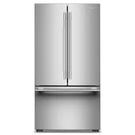 KitchenAid - 36 in. Wide 24 cu. ft. French Door Counter-Depth Refrigerator with Interior Dispense - Stainless Steel