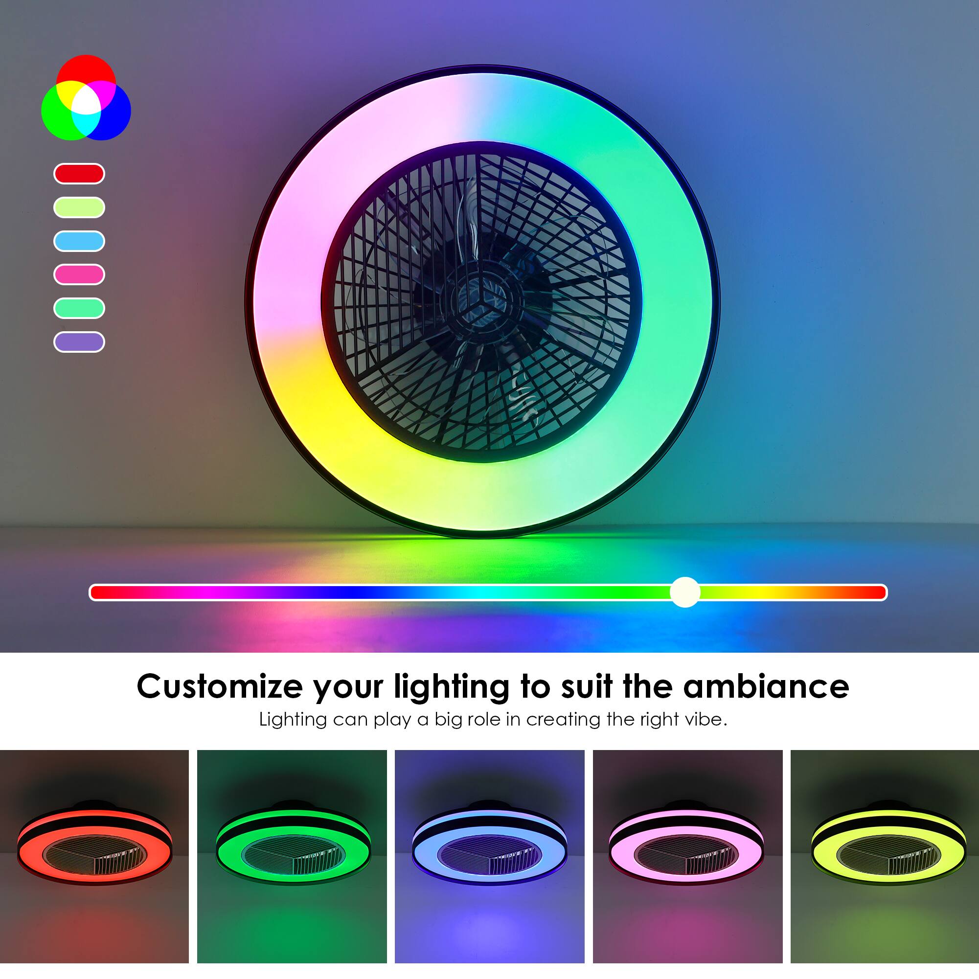 Customize your lighting to suit the ambiance  
Lighting can play a big role in creating the right vibe.