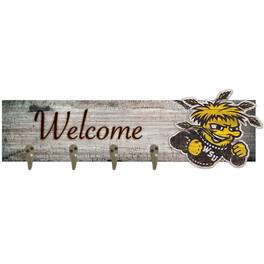 Fan Creations - Wichita State Shockers 24" x 6" Mounted Coat Hanger - Multicolor
