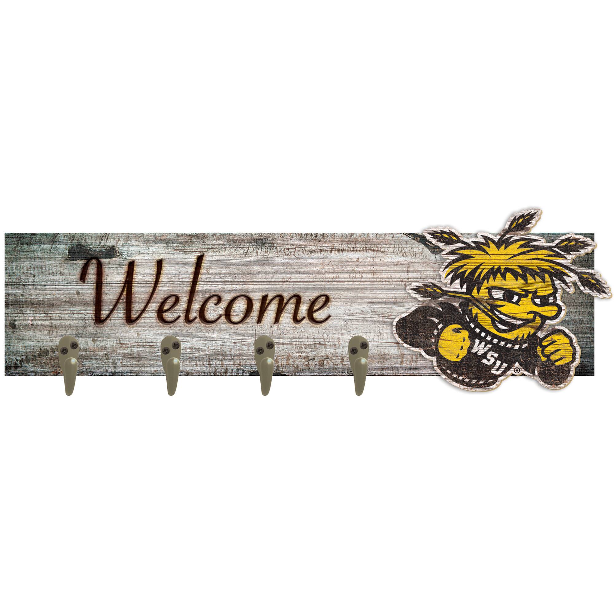 Wichita State Shockers 24" x 6" Mounted Coat Hanger