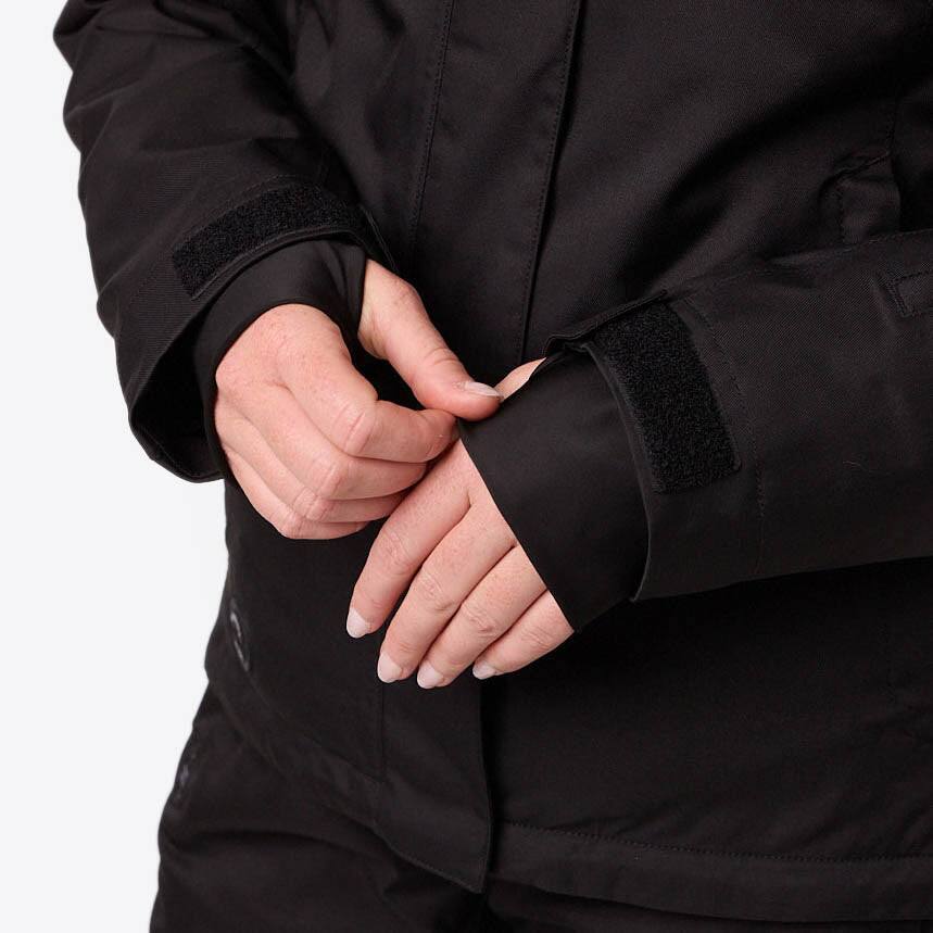 Alt View 9. Mobile Warming - Women's Denali Heated Snow Jacket - Black.