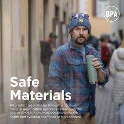 BPA Safe Materials

All product materials go through a rigorous material qualification process at Klean with the goal of protecting human and environmental health and avoiding chemicals of high concern.