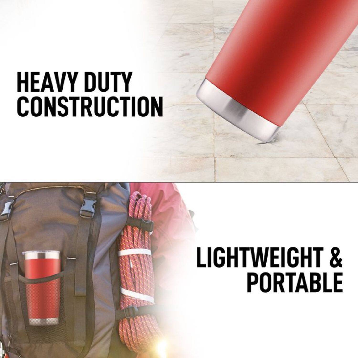 HEAVY DUTY CONSTRUCTION

LIGHTWEIGHT & PORTABLE