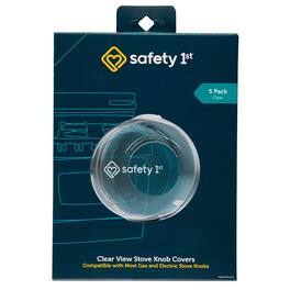 Safety 1st - Clear Plastic Stove Knob Covers 5 pk