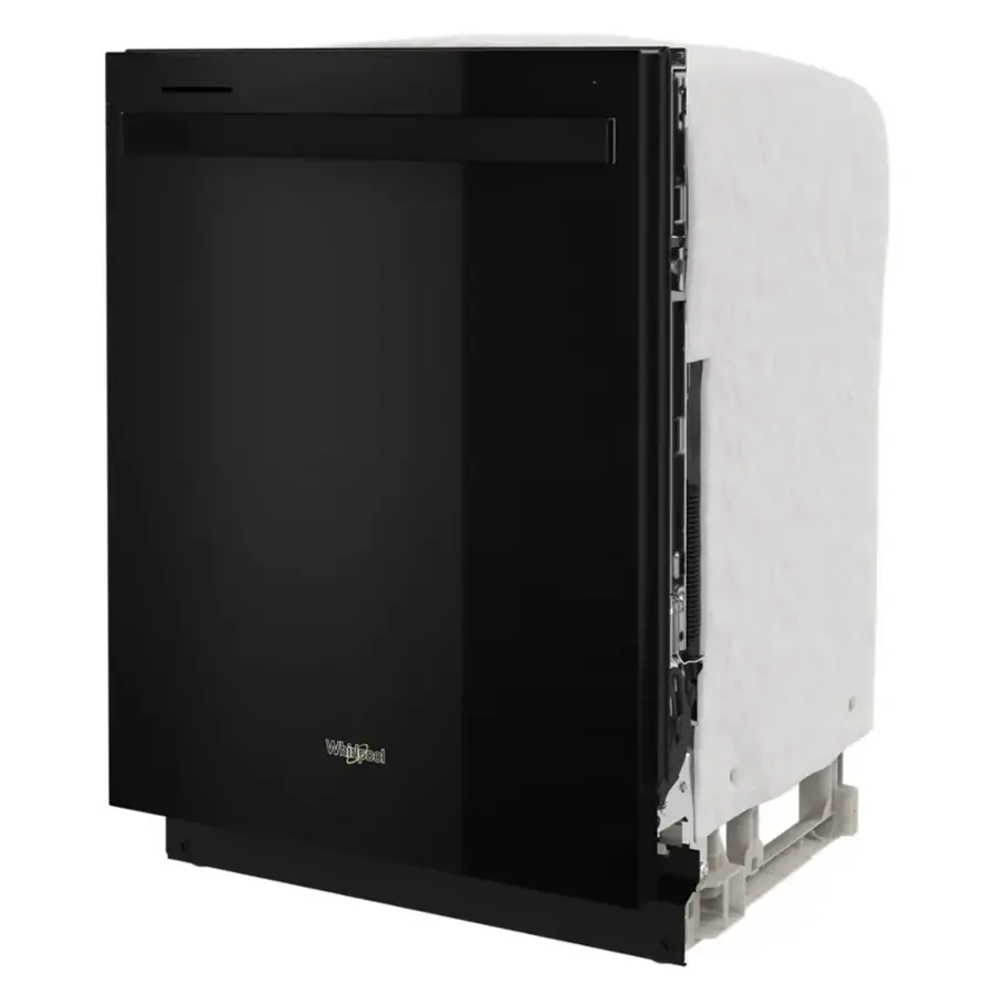 Alt View 2. Whirlpool - 24" Top Control Built-In Stainless Steel Tub Dishwasher with 3rd Rack, Large Capacity, 47 dBA - Black.