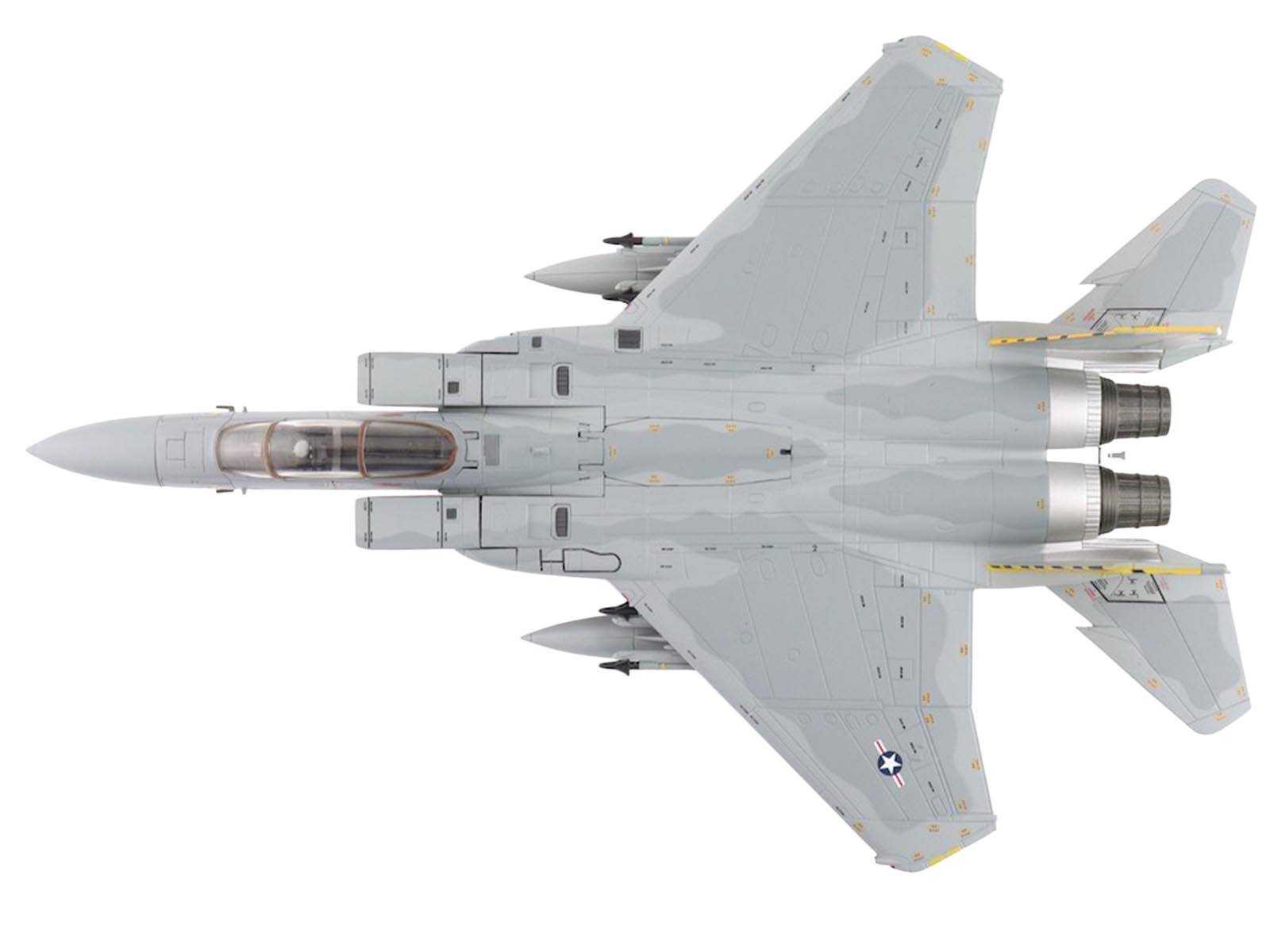 Alt View 3. Hobby Master - McDonnell Douglas F-15A Eagle Fighter Aircraft "NATO Tiger Meet" (1981) US Air Force 1/72 Diecast Model by Hobby Master.
